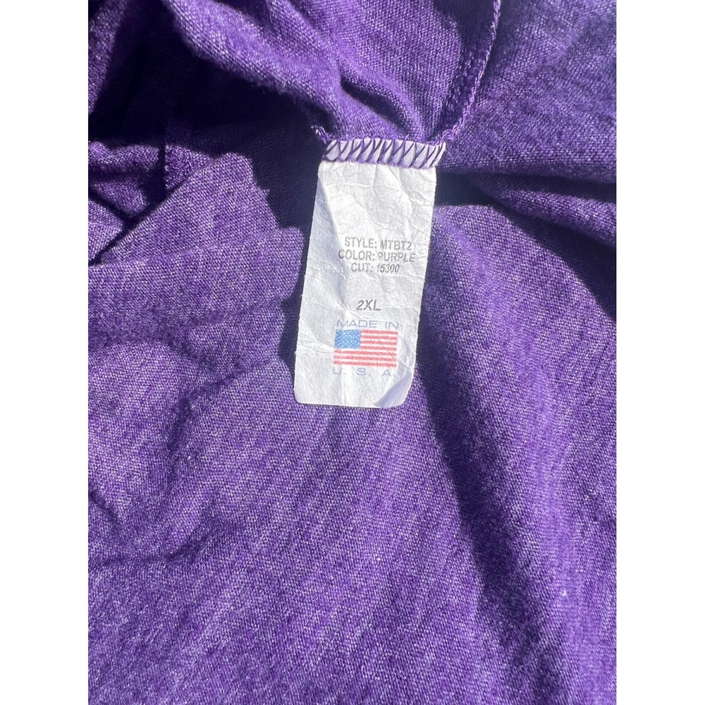 Minnesota State Mavericks T-Shirt Purple Heather Graphic Tee Mens XX Large - Picture 9 of 12